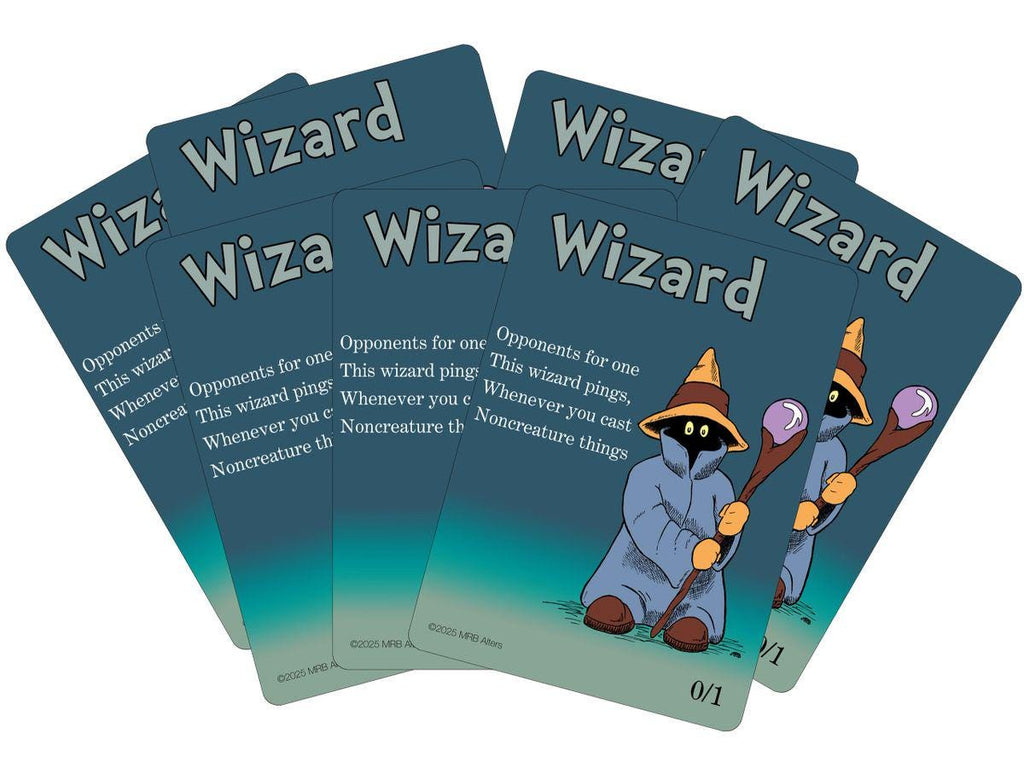 Whimsical Black Wizard token