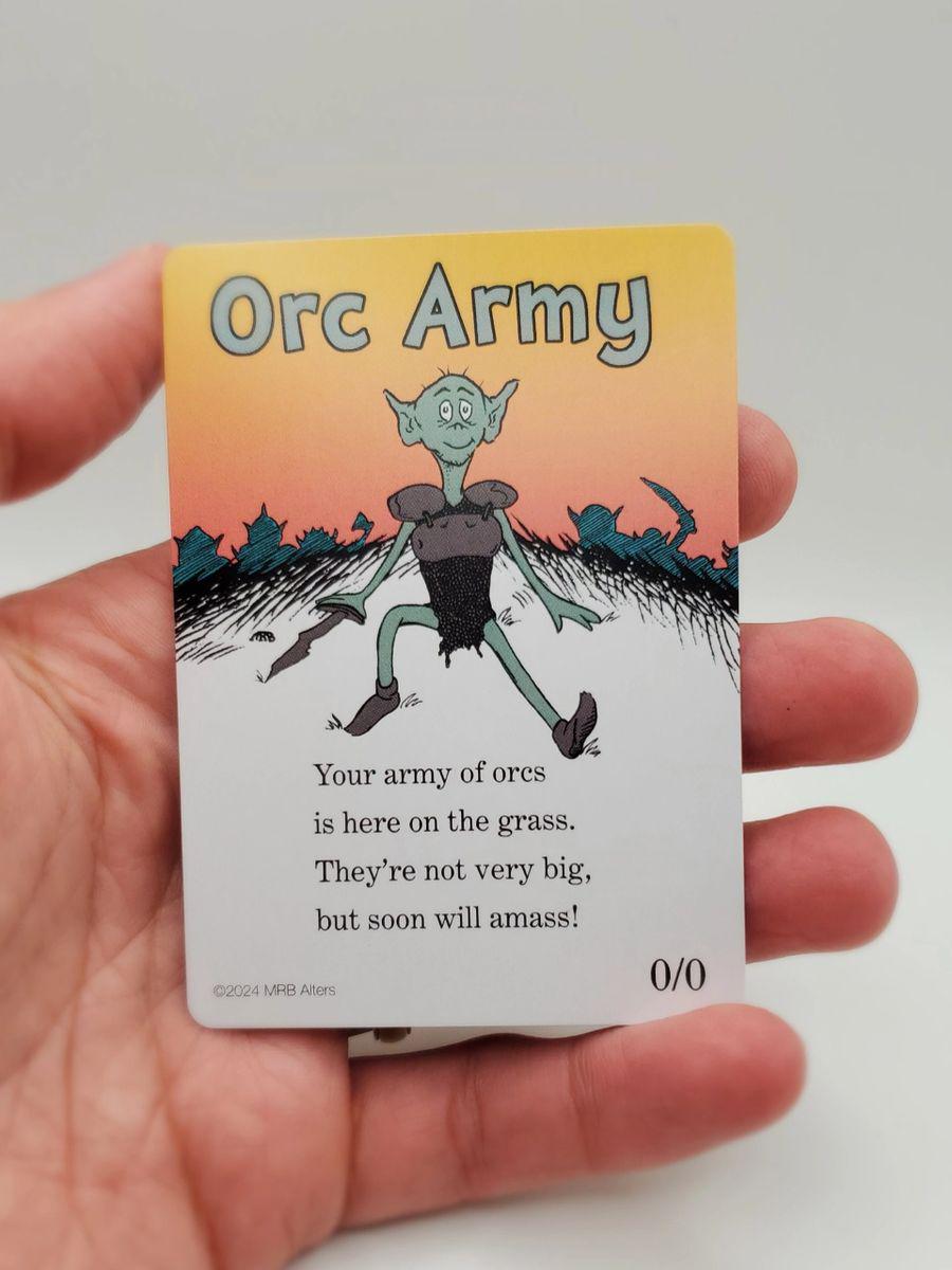 Whimsical Orc Army token
