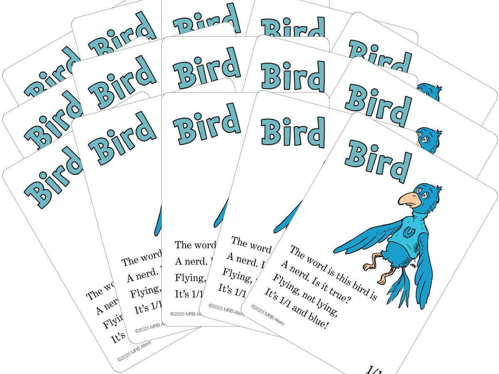 Whimsical Bird token (1/1 blue)