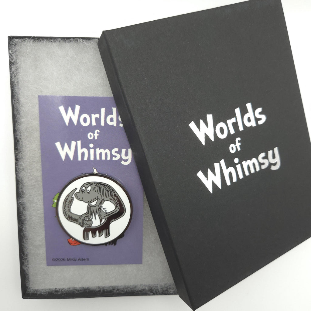 Whimsical Black Mana Fish Hard Enamel Pin