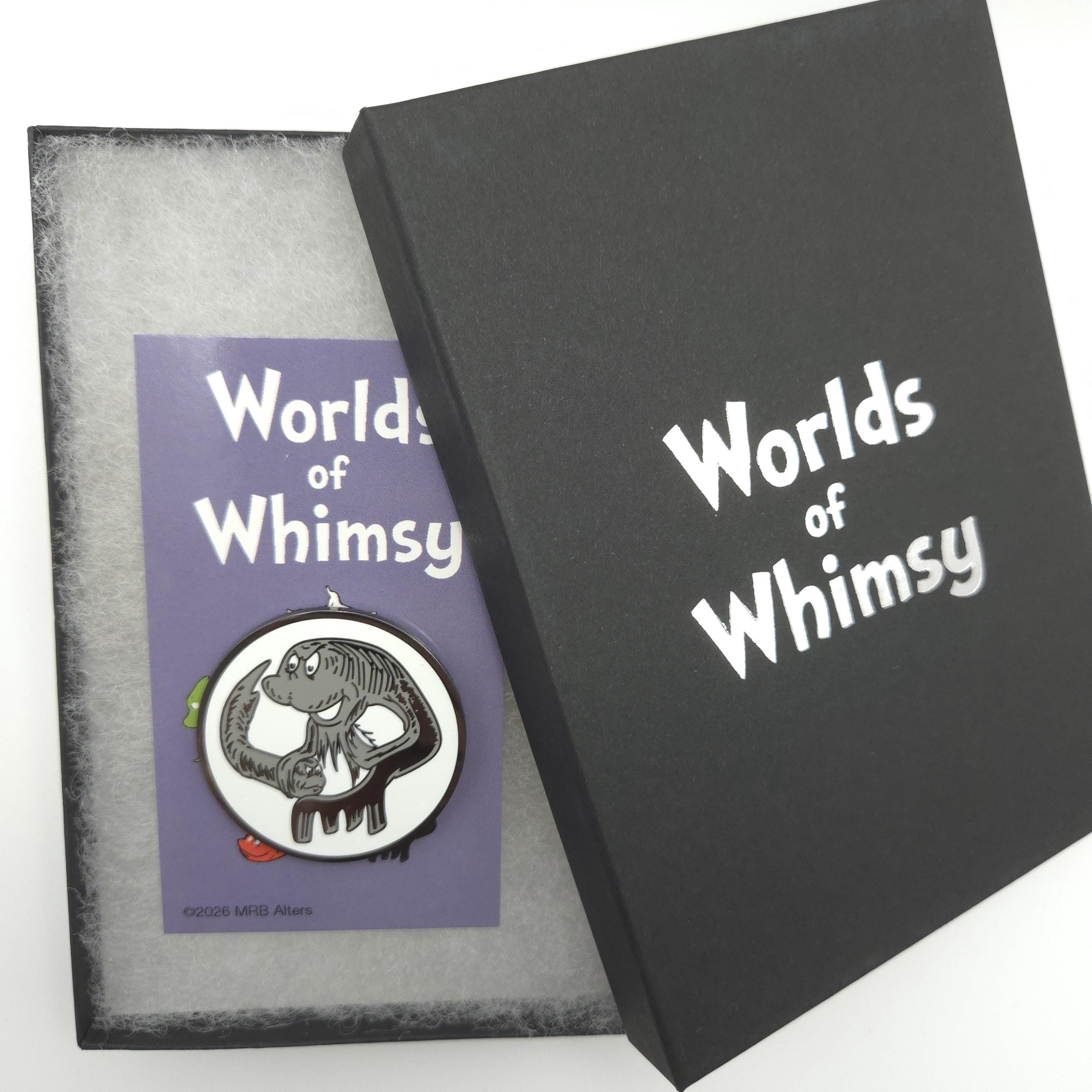 Whimsical Black Mana Fish Hard Enamel Pin