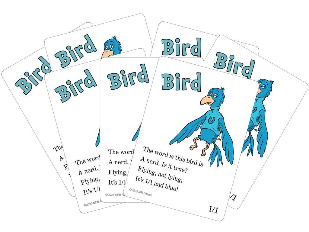 Whimsical Bird token (1/1 blue)