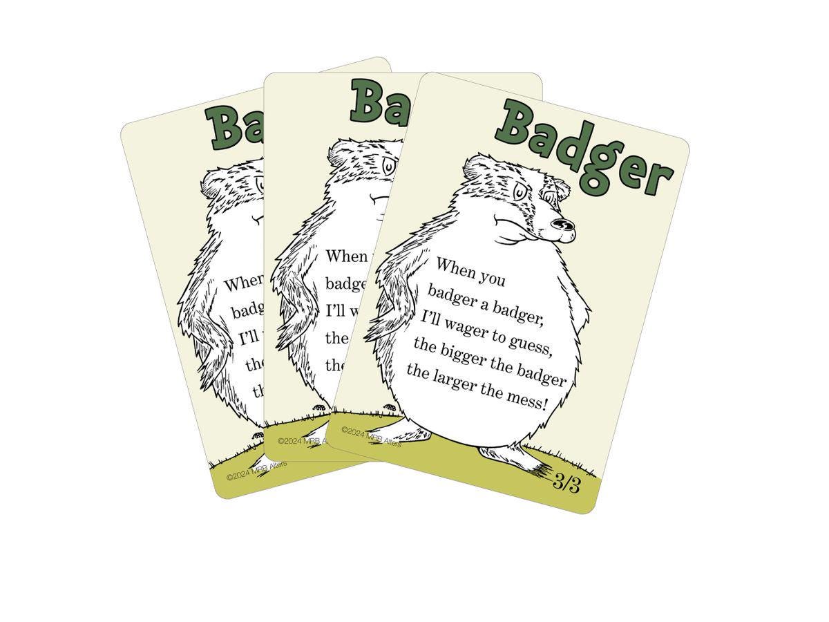 Whimsical Badger token