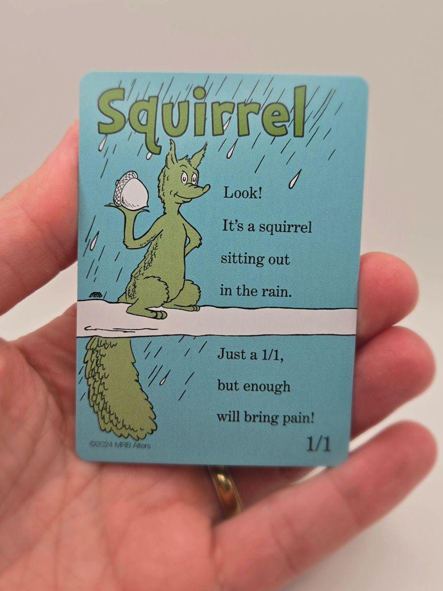 Whimsical Squirrel token