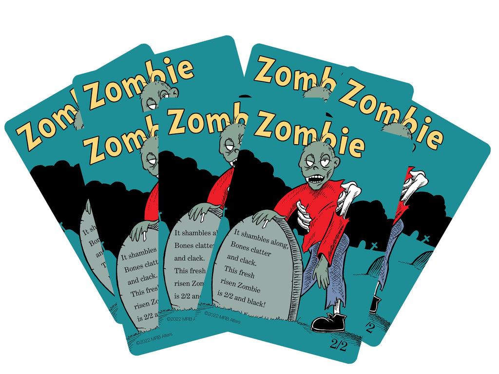 Whimsical Zombie token cards (gravestone)