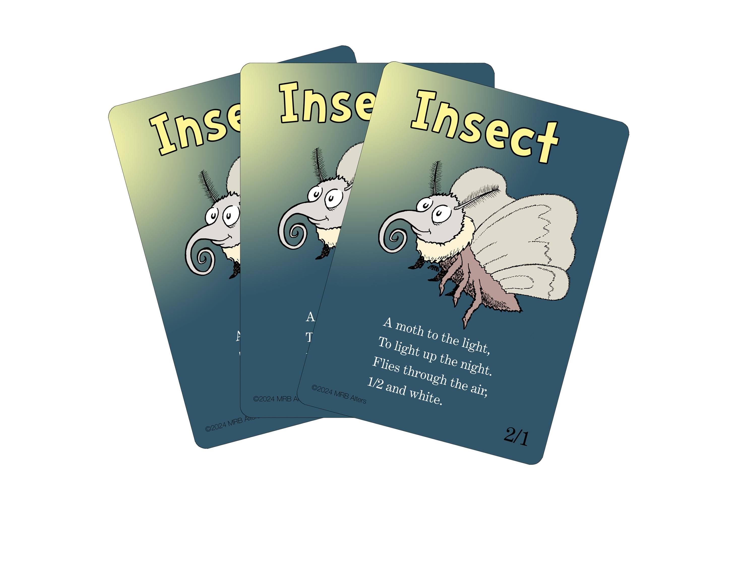 Whimsical White Insect