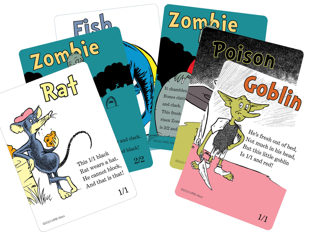 Mix and Match 7 Non-foil Whimsical tokens for MTG Illustrated by MRB Alters Printed on premium quality cardstock