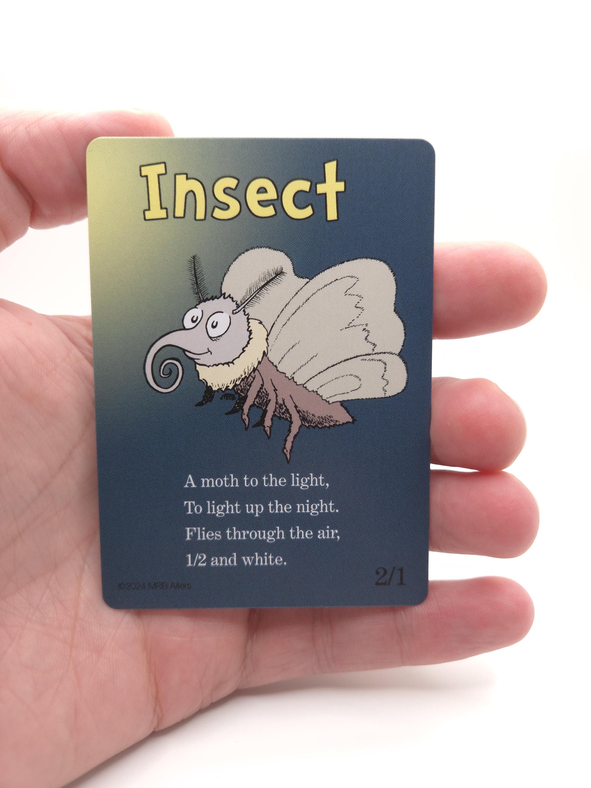 Whimsical White Insect