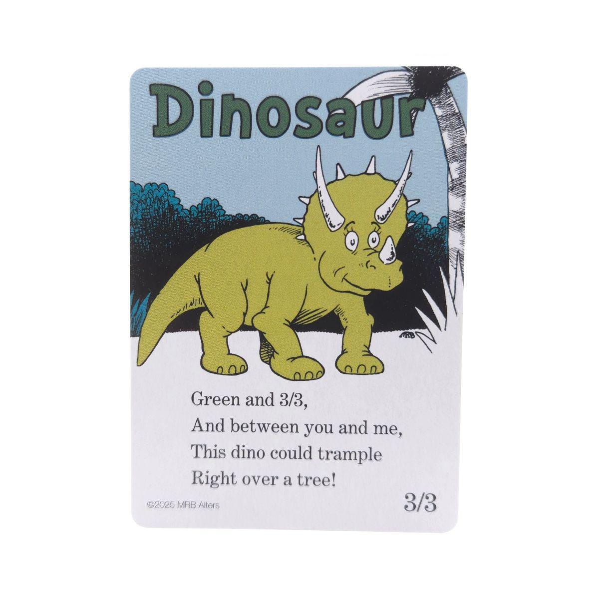 Whimsical Dinosaur Token