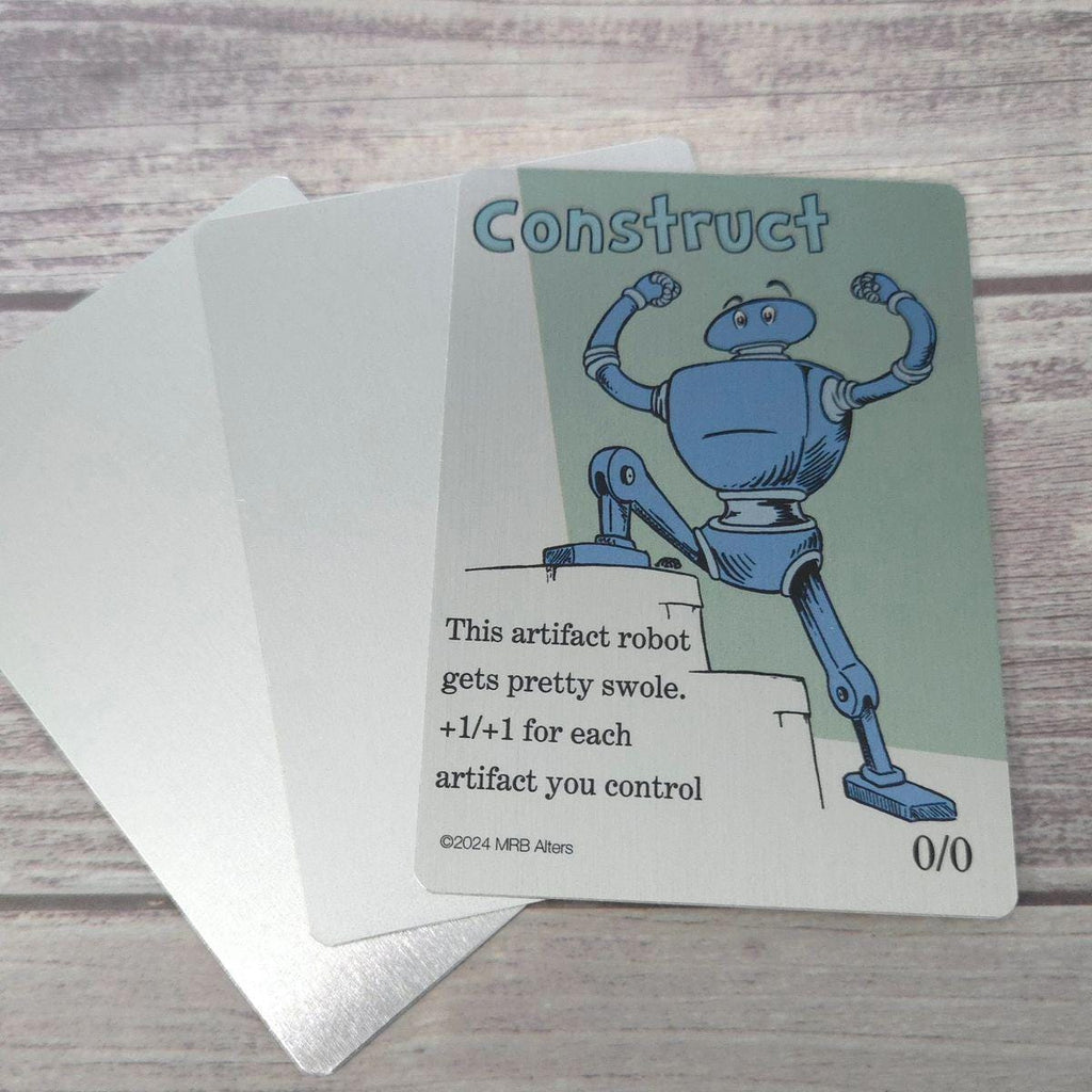 Metal Whimsical Construct token: Printed on Aluminum