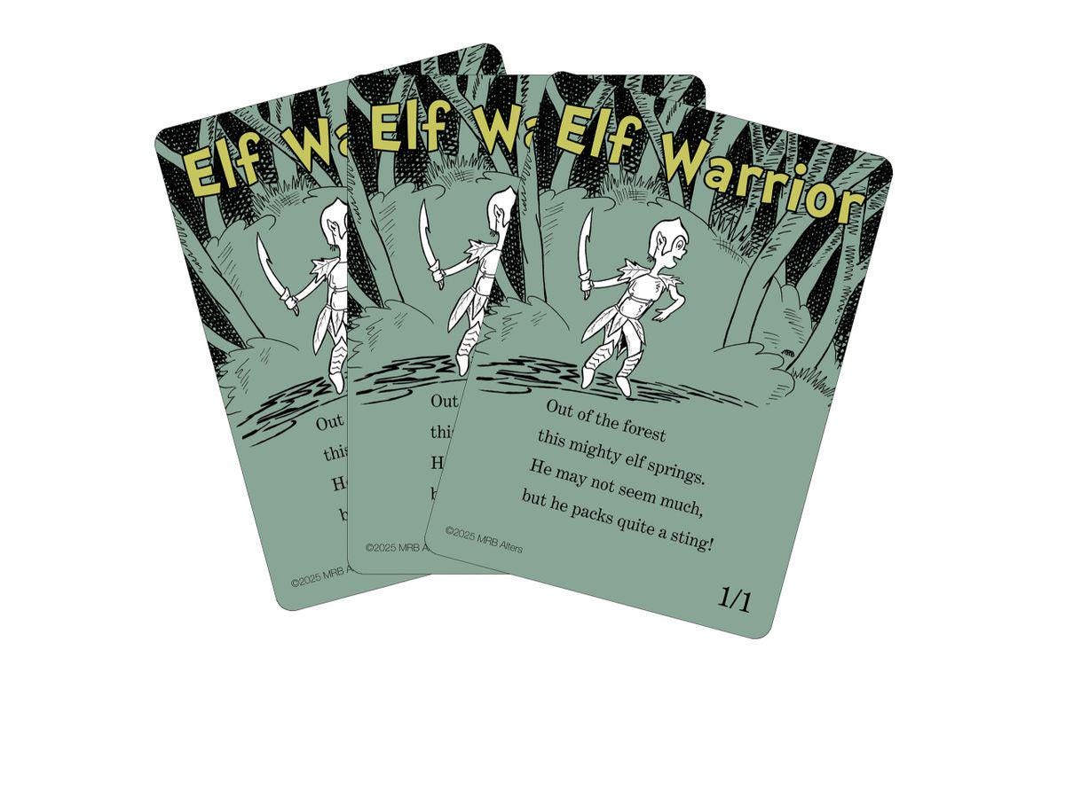 Whimsical Elf Warrior token