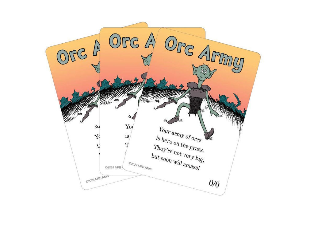 Whimsical Orc Army token