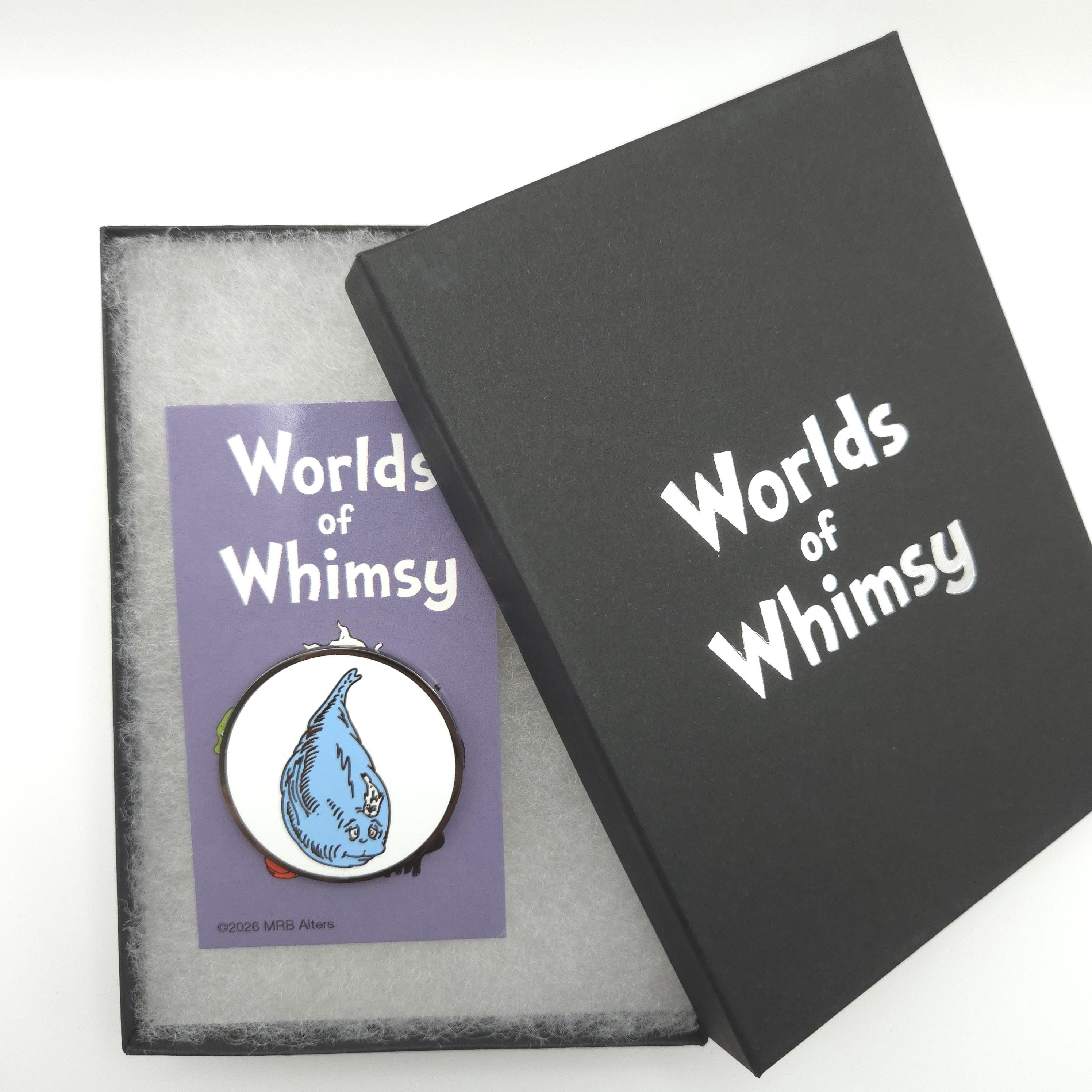 Whimsical Blue Mana Fish Hard Enamel Pin