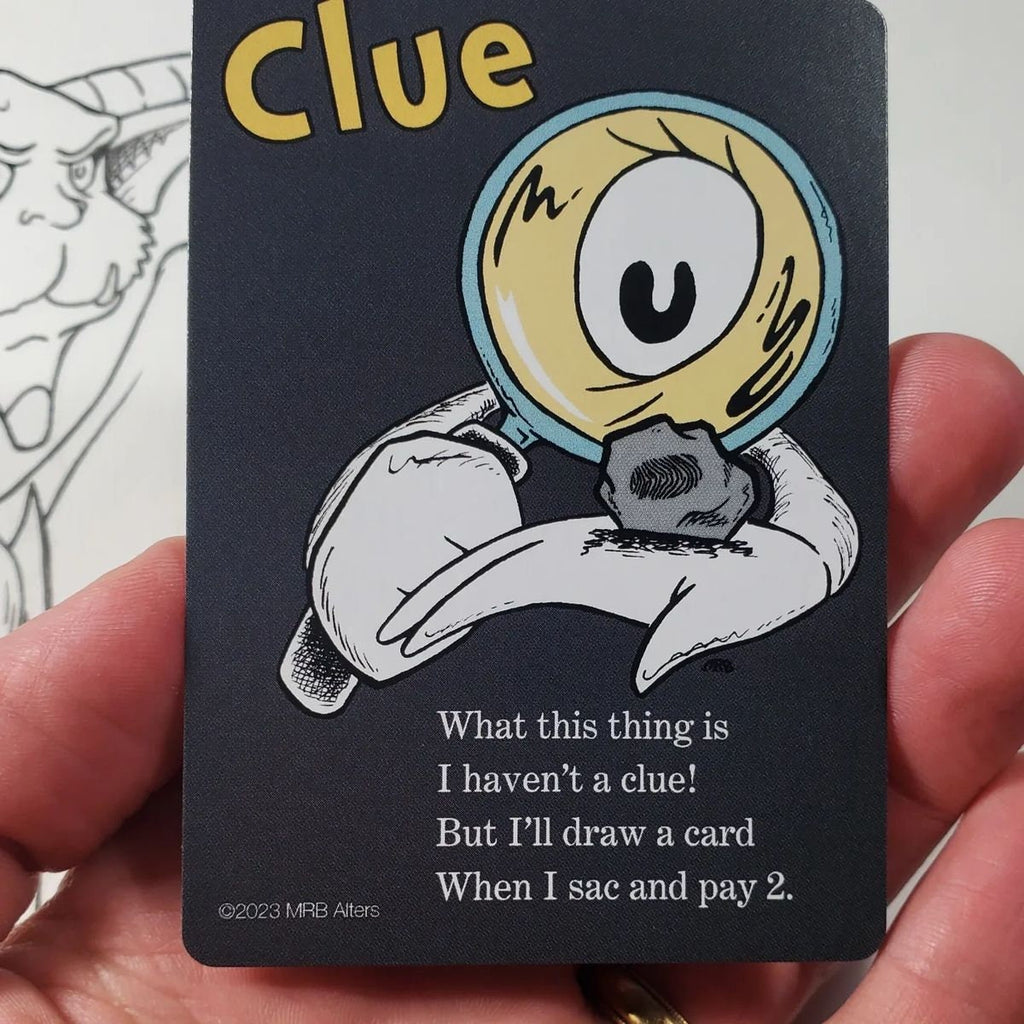 Whimsical Clue token cards
