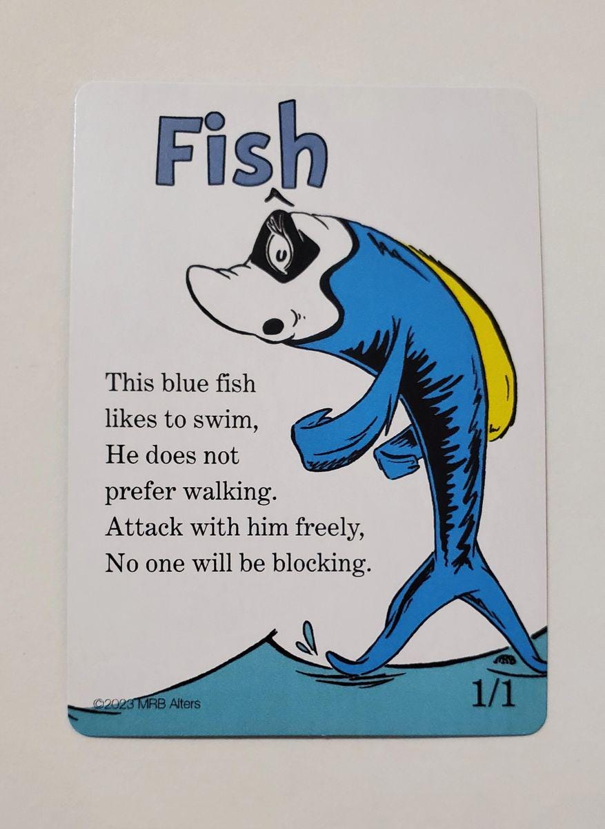 Whimsical Fish token (unblockable)