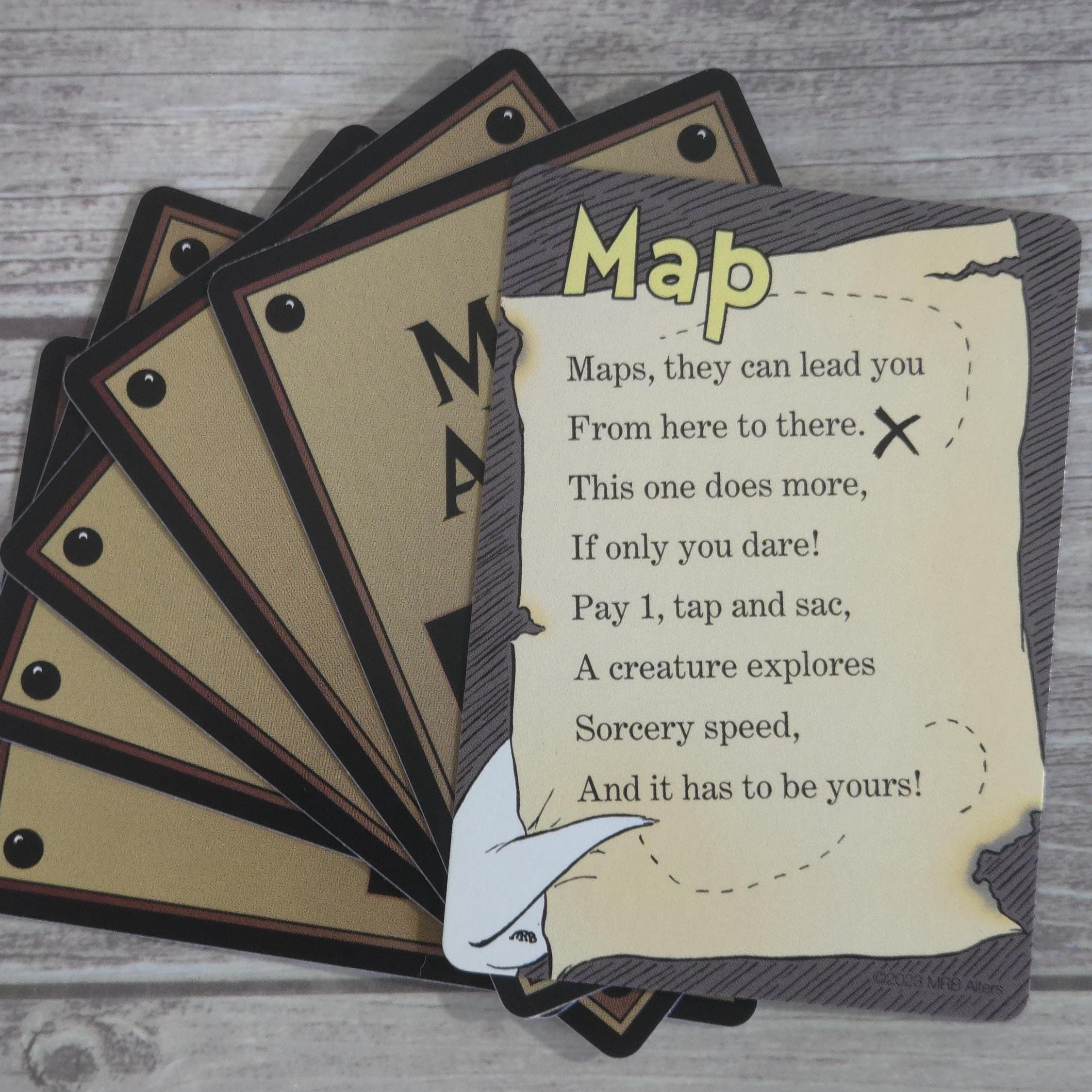 Whimsical Map token