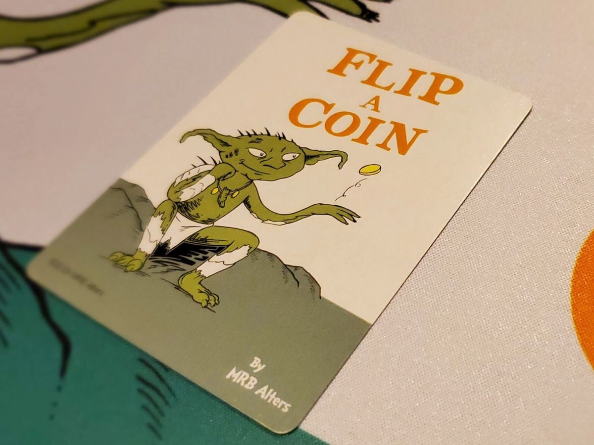 Whimsical Coin Flip Trigger Reminder Token