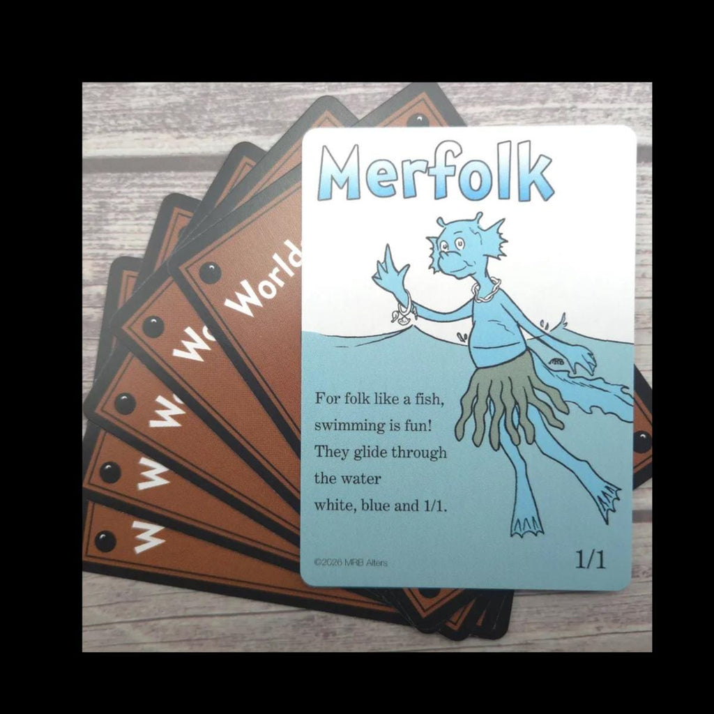 Whimsical Merfolk (white/blue) token