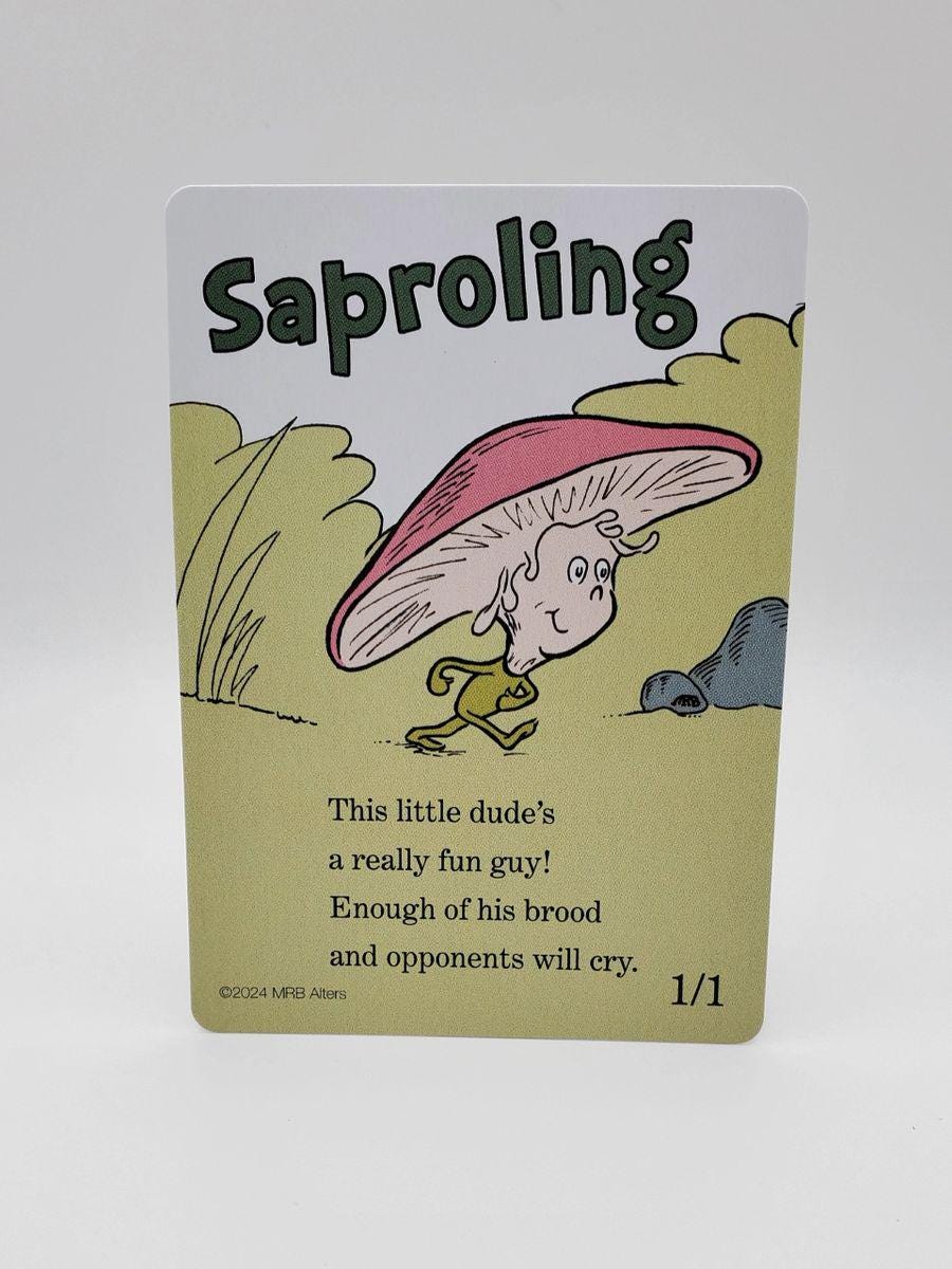 Whimsical Saproling token