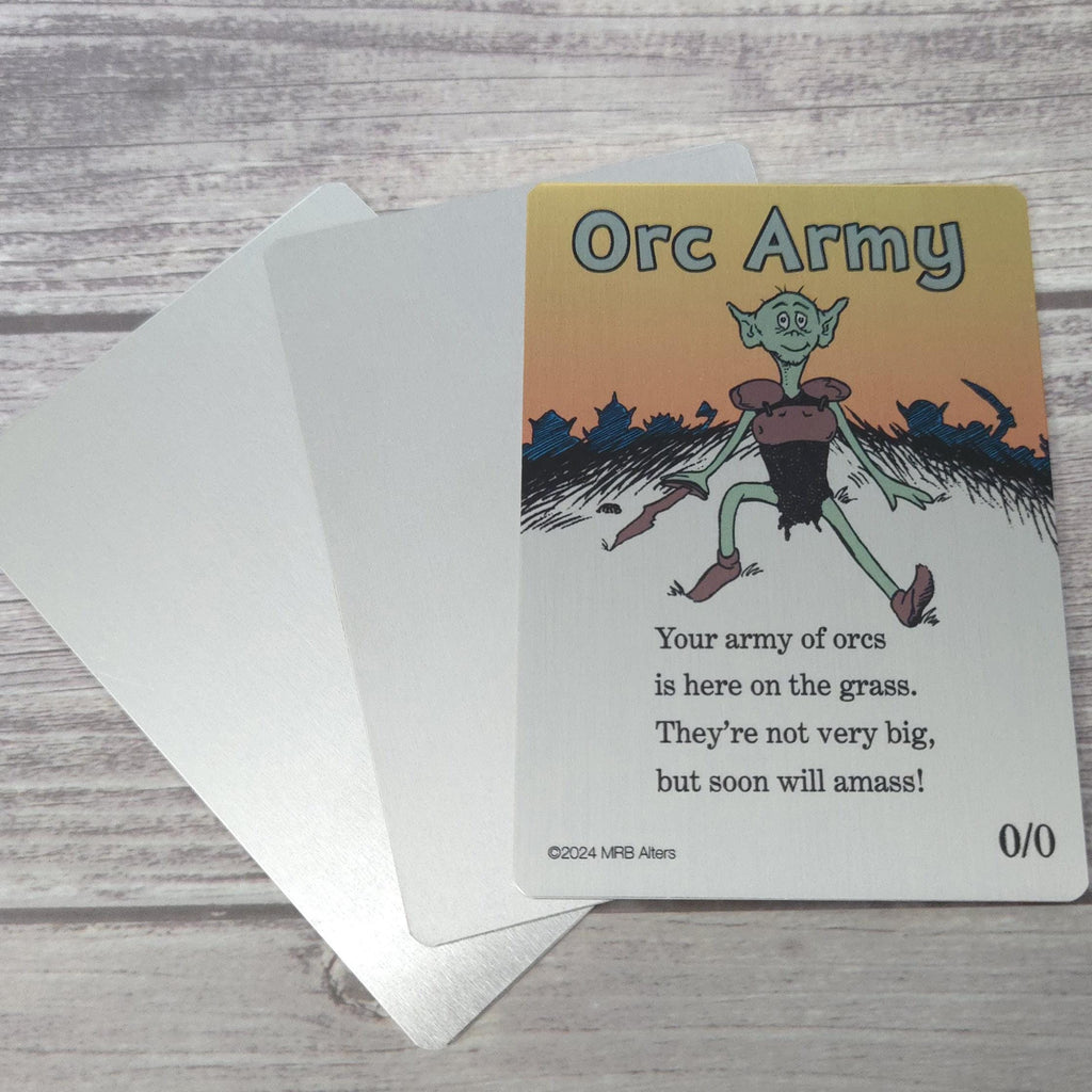 Mix and Match 3 Metal Whimsical tokens: Printed on Aluminum