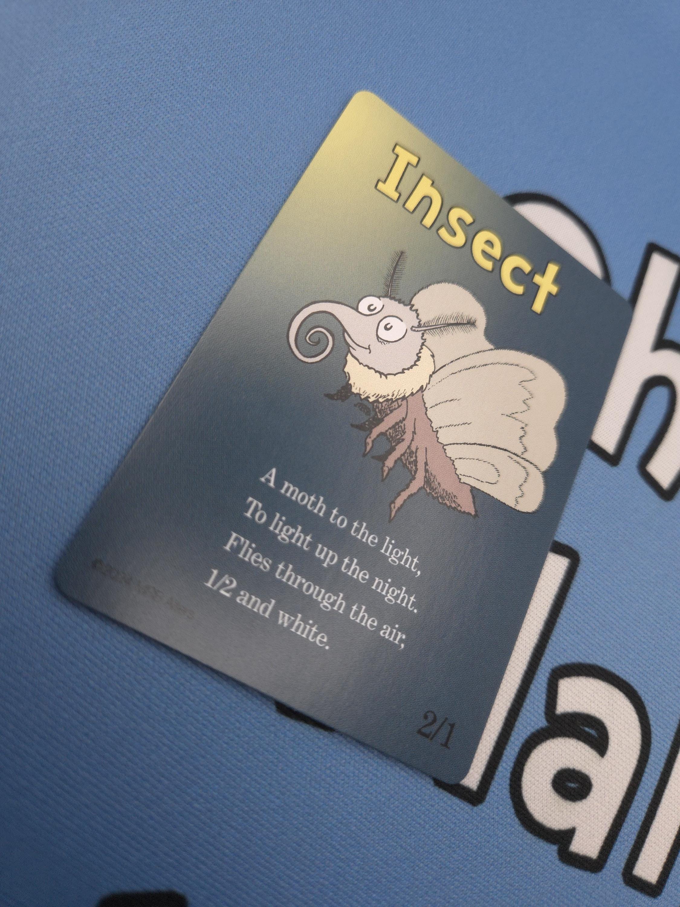 Whimsical White Insect