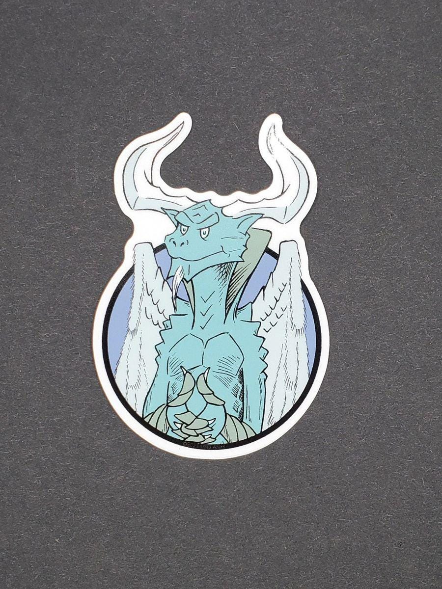 Whimsical Eugene Vinyl sticker