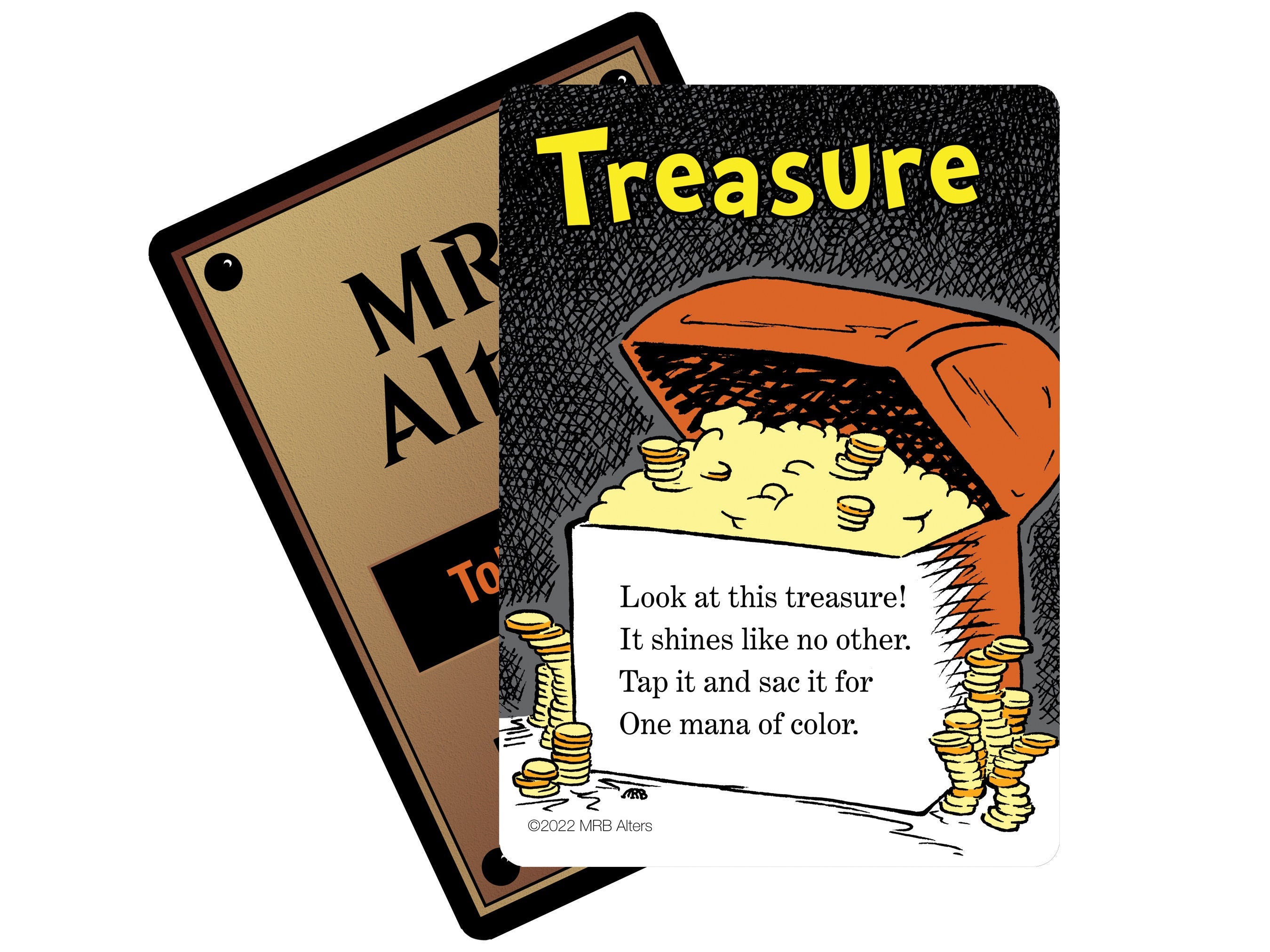 Whimsical Artifact token set (Treasure, Food, Clue)