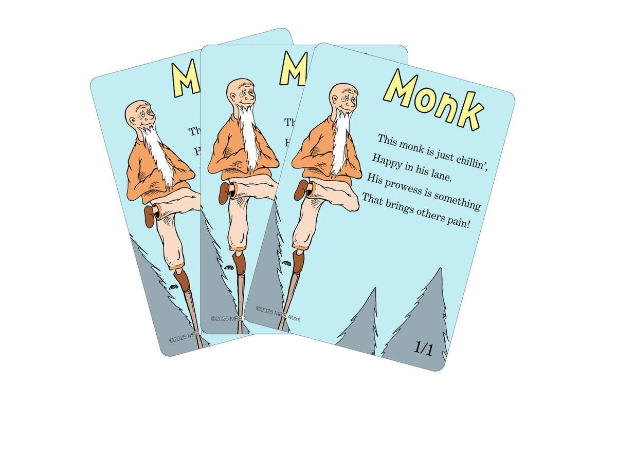 Whimsical Monk token