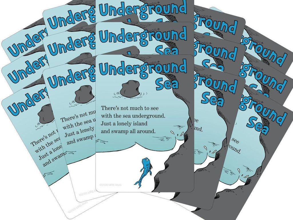 Whimsical Underground Sea playtest card