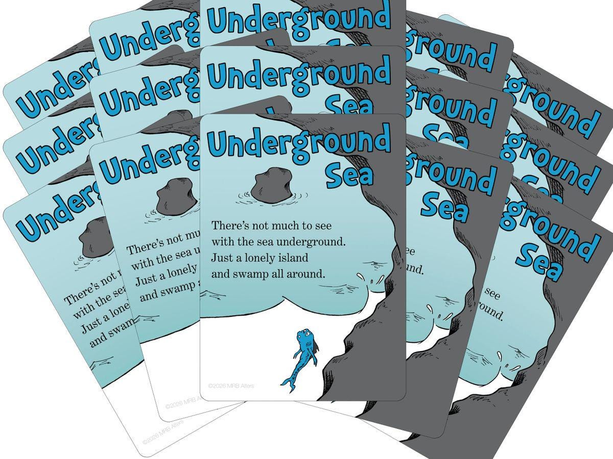 Whimsical Underground Sea playtest card