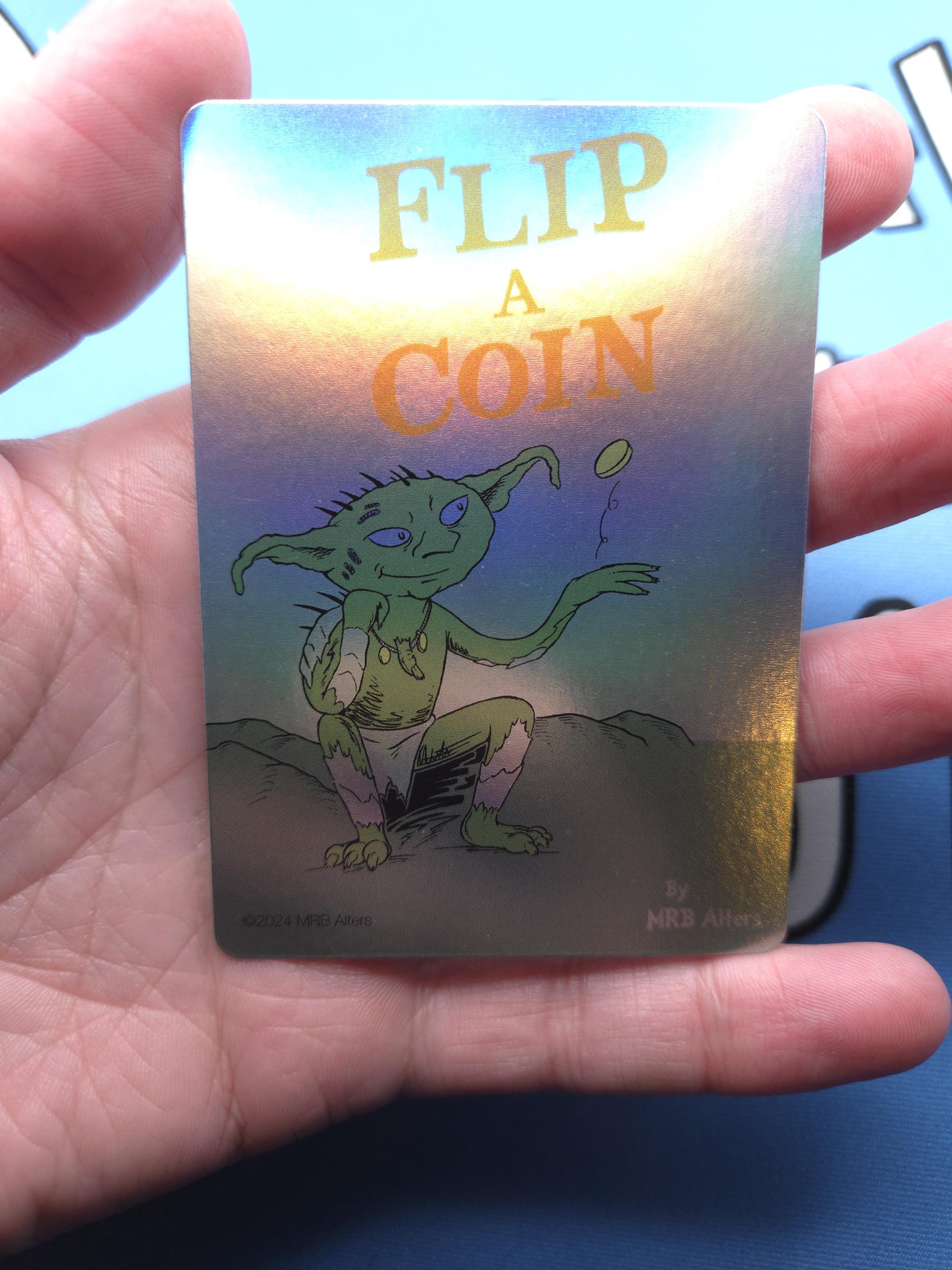 Whimsical Coin Flip Trigger Reminder Token