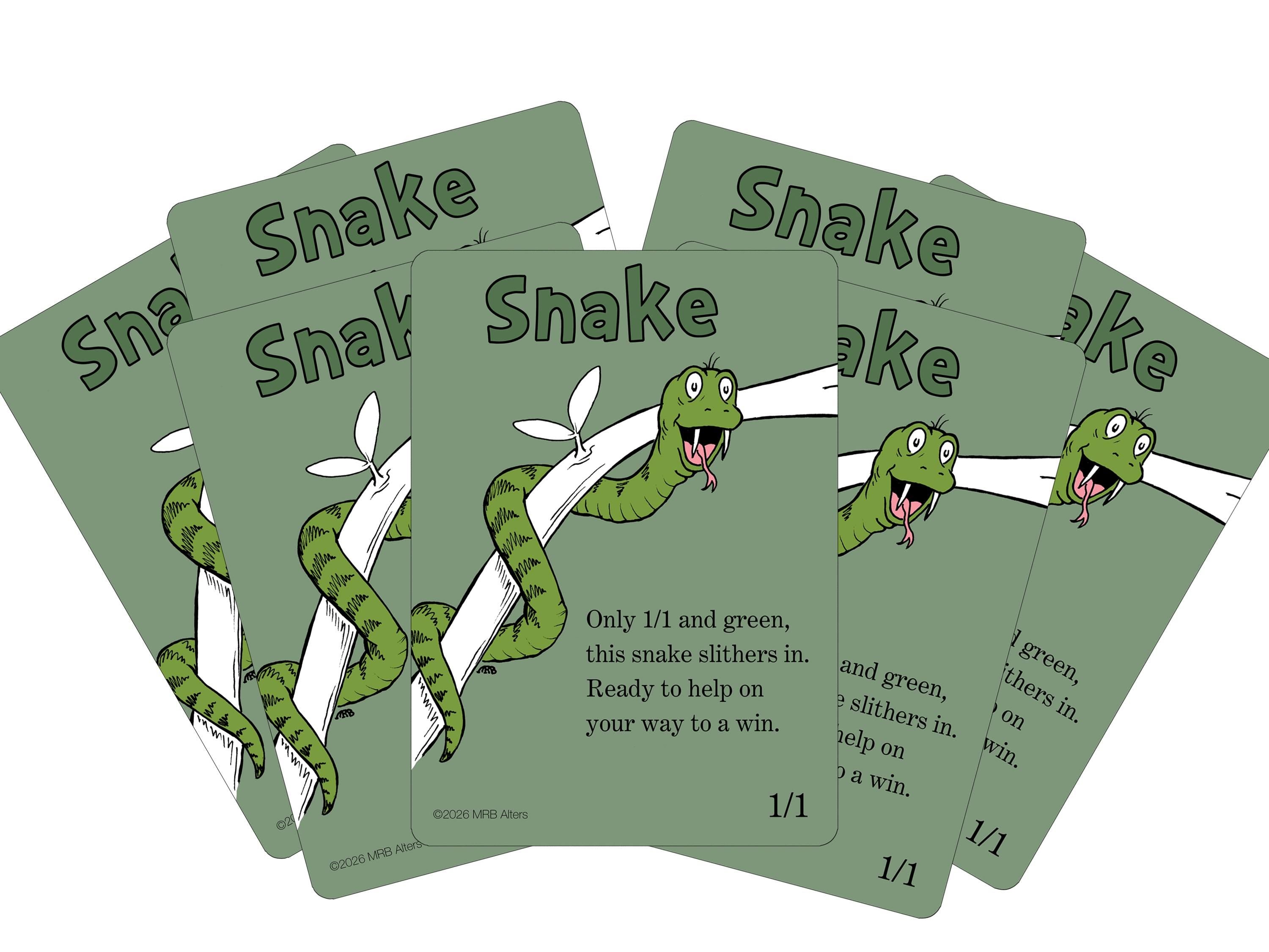 Whimsical Snake token