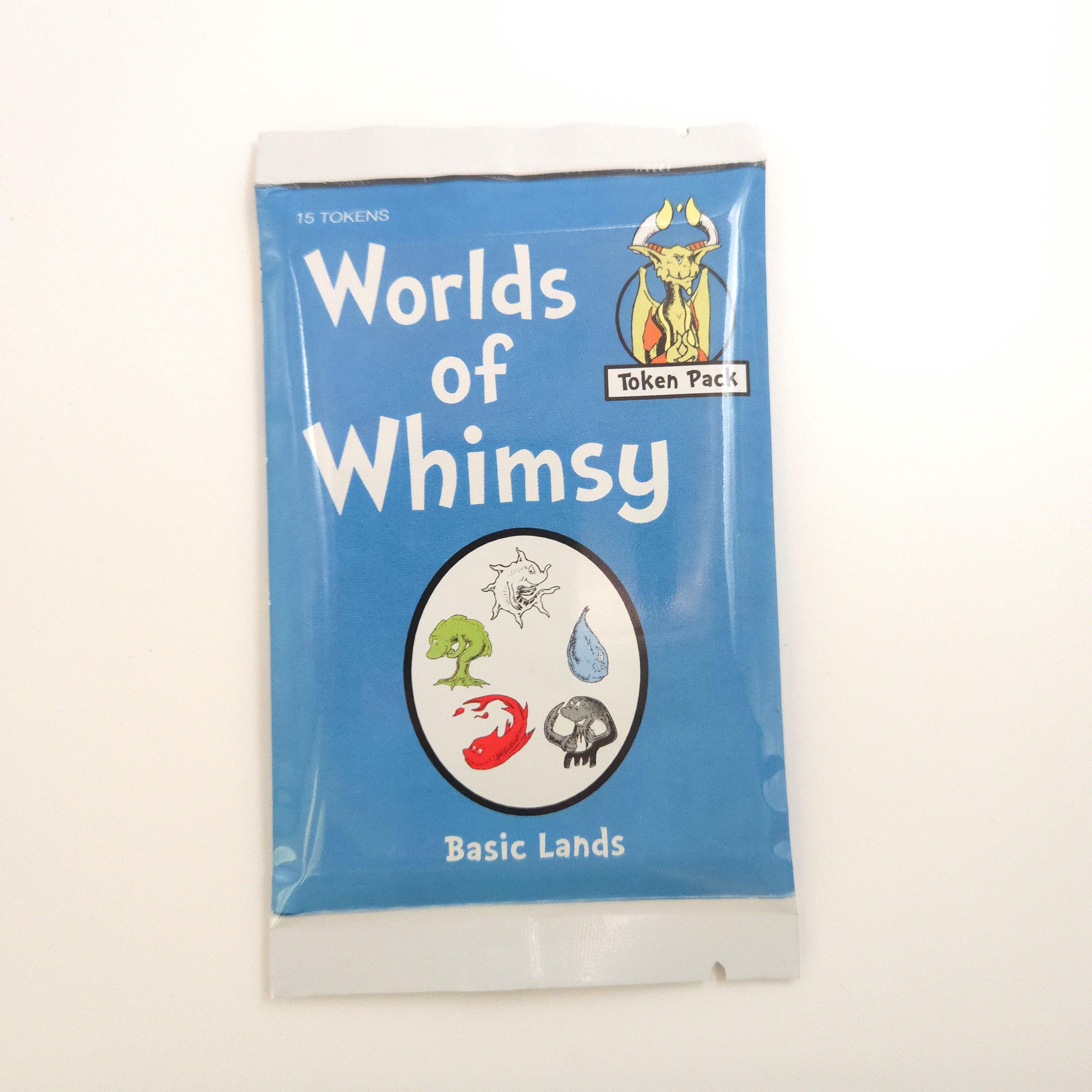 Whimsical Basic Land Booster Pack - 15 Tokens for MTG