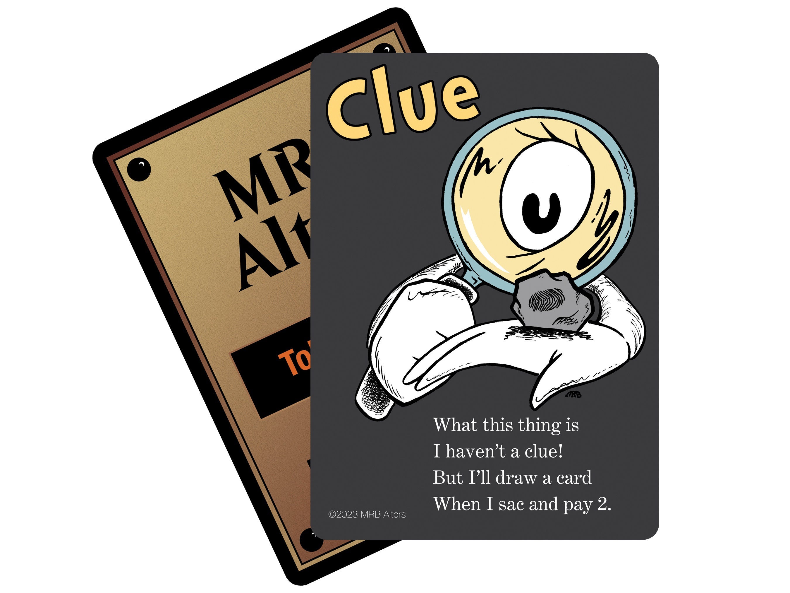 Whimsical Artifact token set (Treasure, Food, Clue)