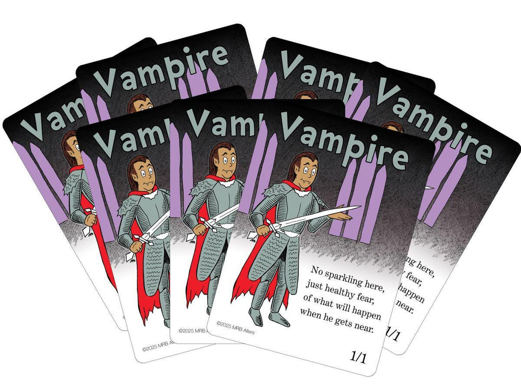 Whimsical Black Vampire token