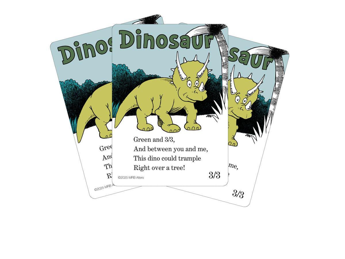 Whimsical Dinosaur Token