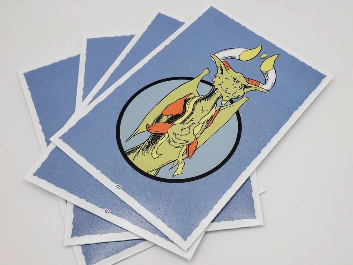Whimsical Nicky Sleeves Dragon Shield Standard size Brushed Art Sleeves for MTG