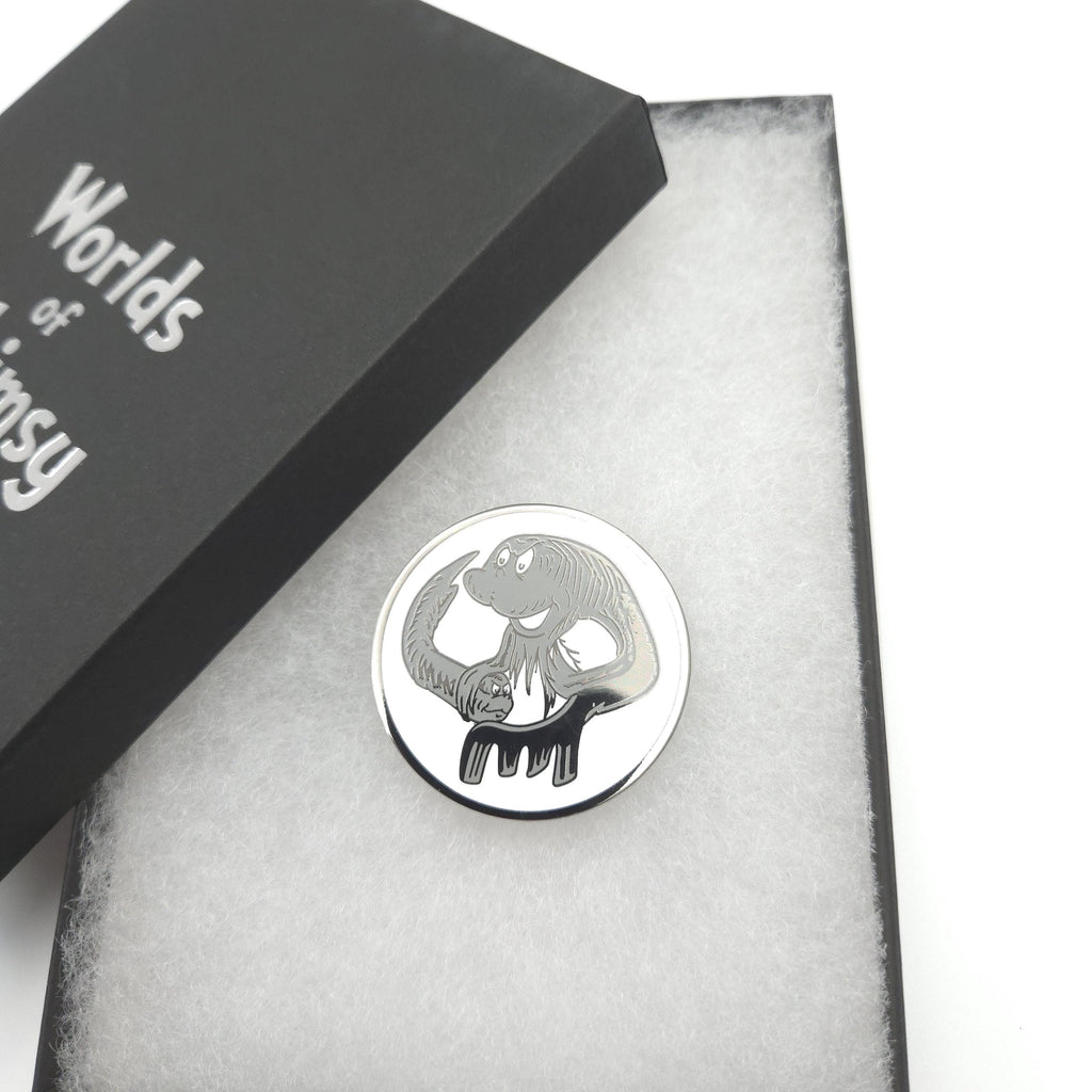 Whimsical Black Mana Fish Hard Enamel Pin