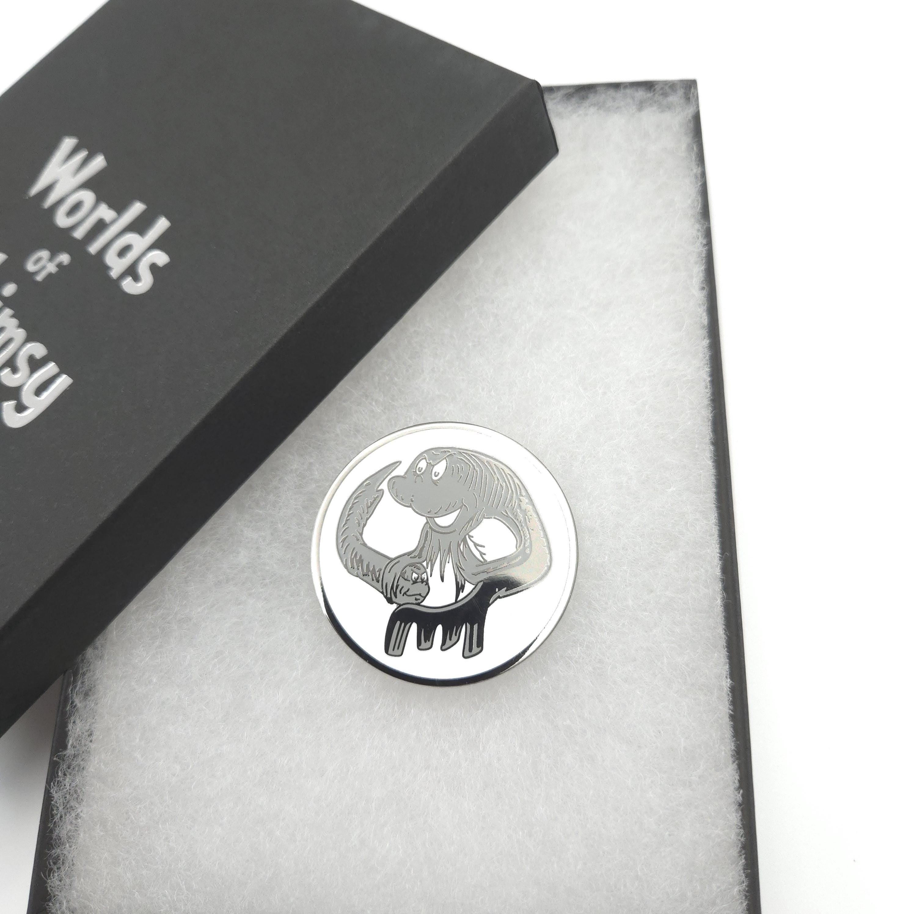 Whimsical Black Mana Fish Hard Enamel Pin