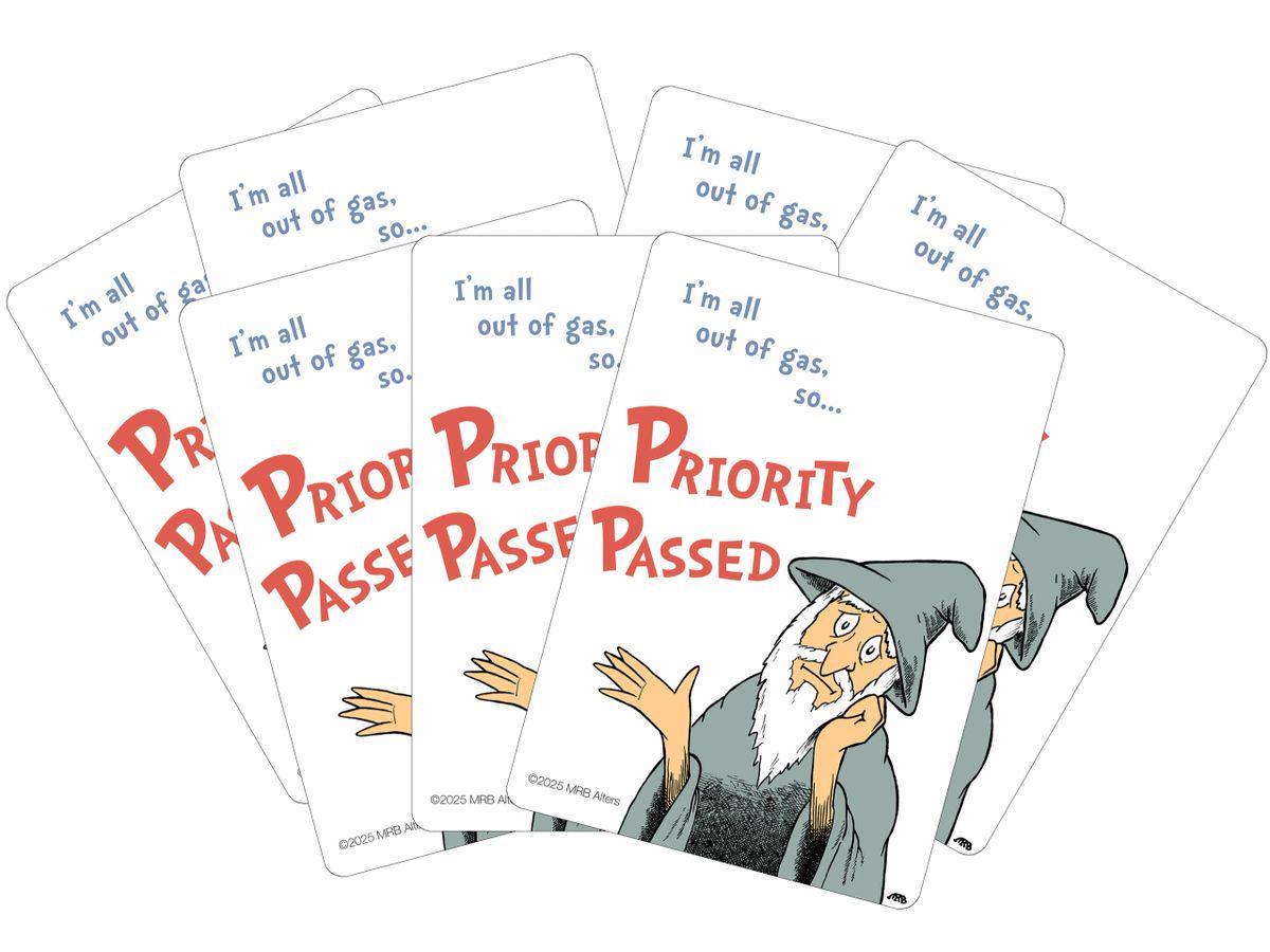 Whimsical Pass Priority reminder