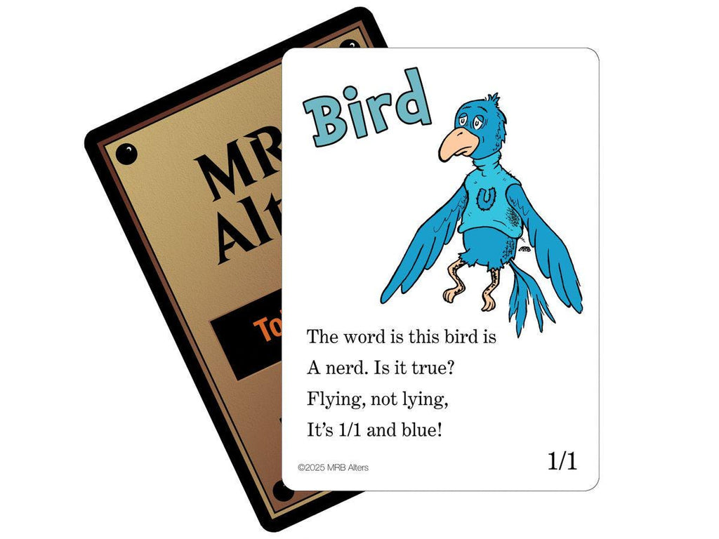 Whimsical Bird token (1/1 blue)