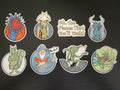 Whimsical Vinyl Stickers - Pick Any 5