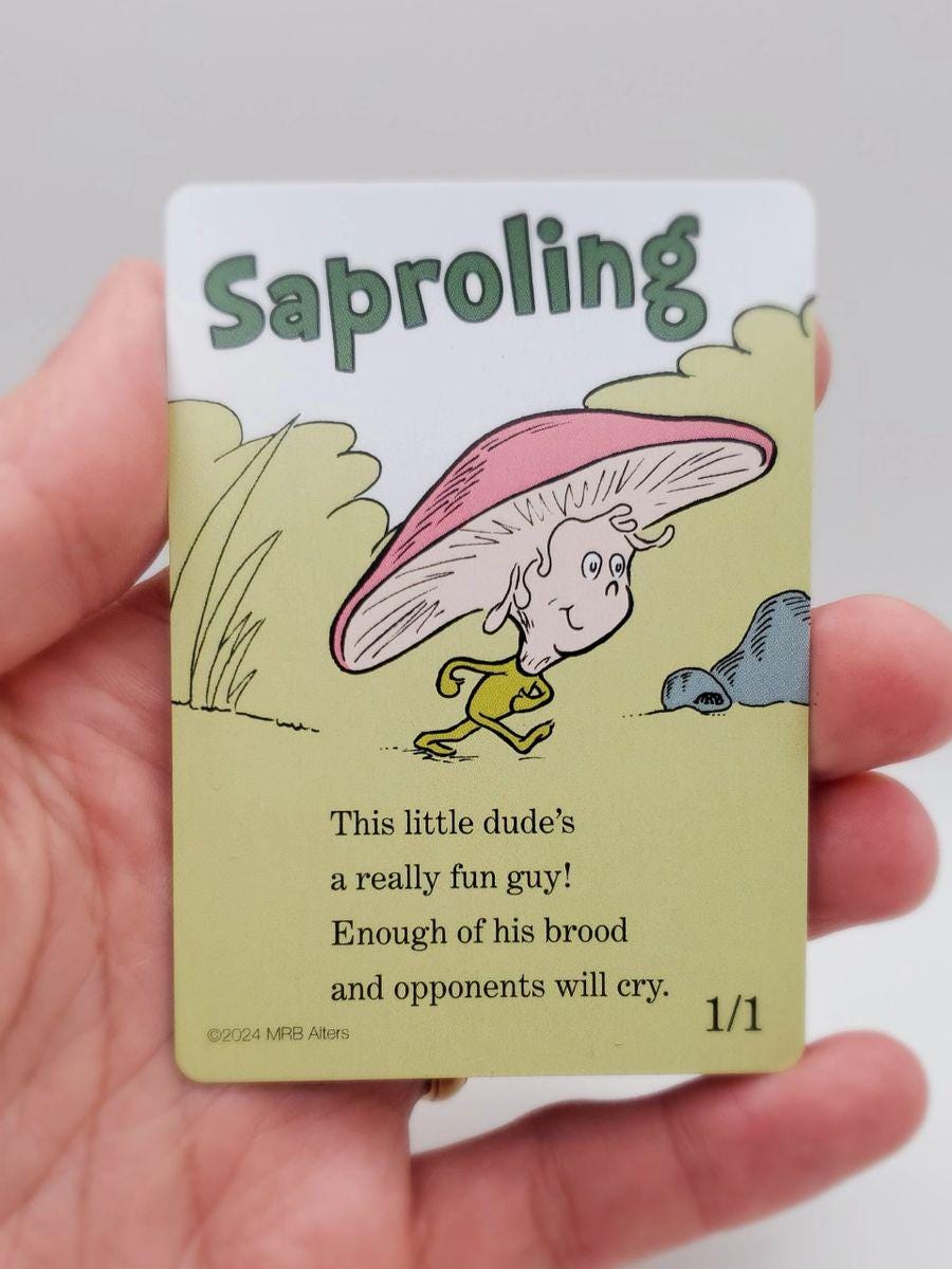 Whimsical Saproling token
