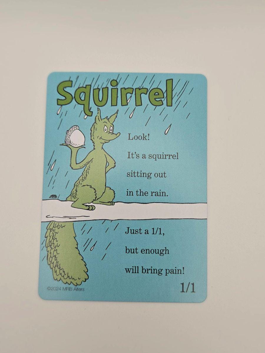 Whimsical Squirrel token