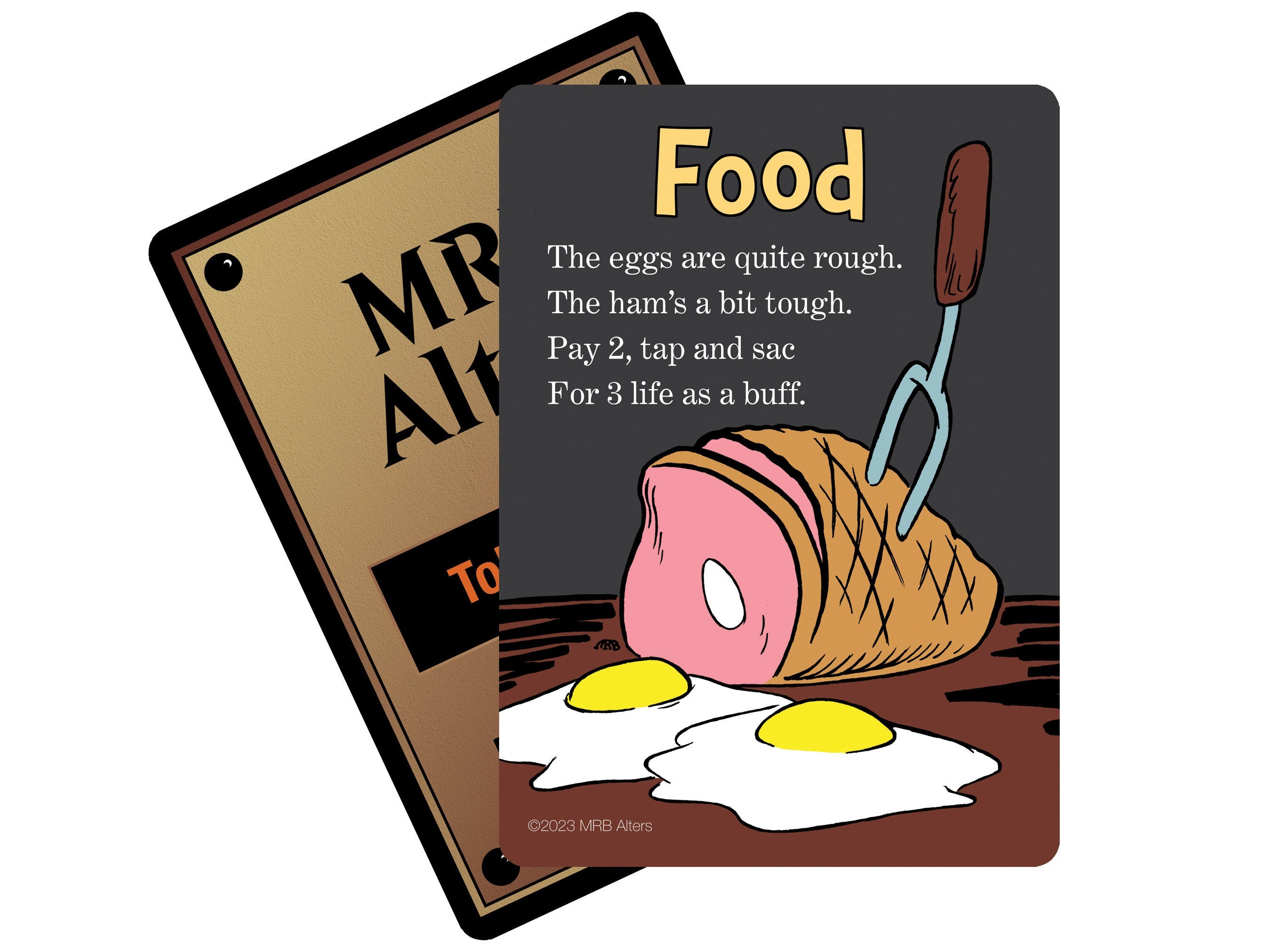 Whimsical Artifact token set (Treasure, Food, Clue)