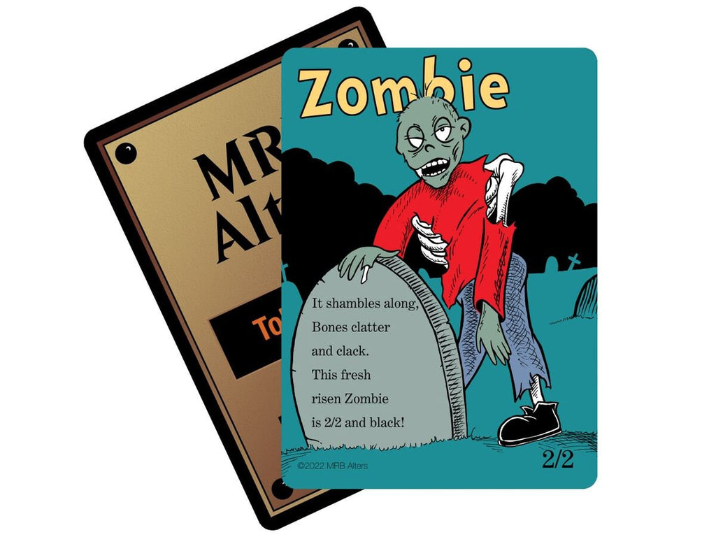 Whimsical Zombie token cards (gravestone)