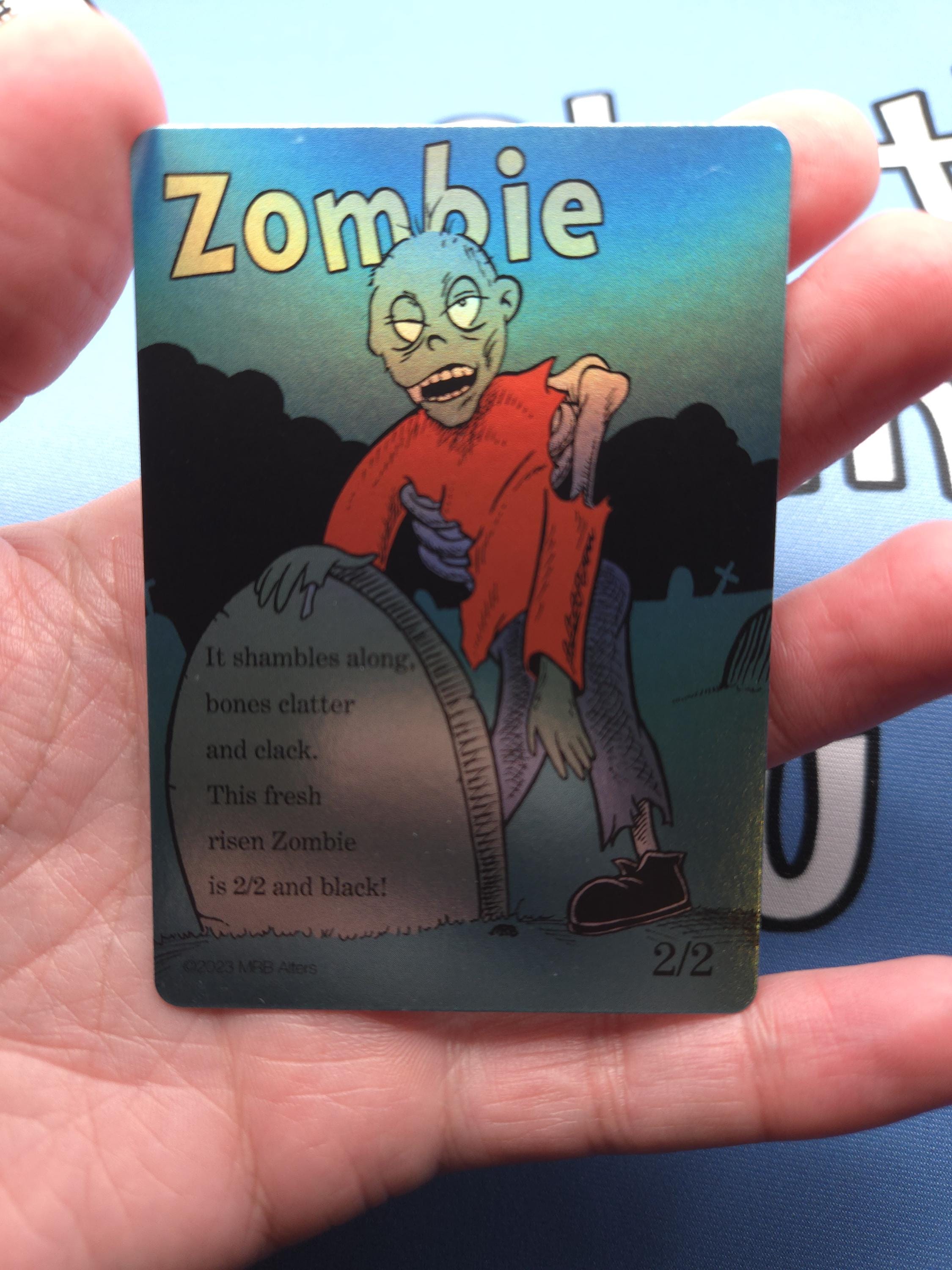 Whimsical Zombie token cards (gravestone)
