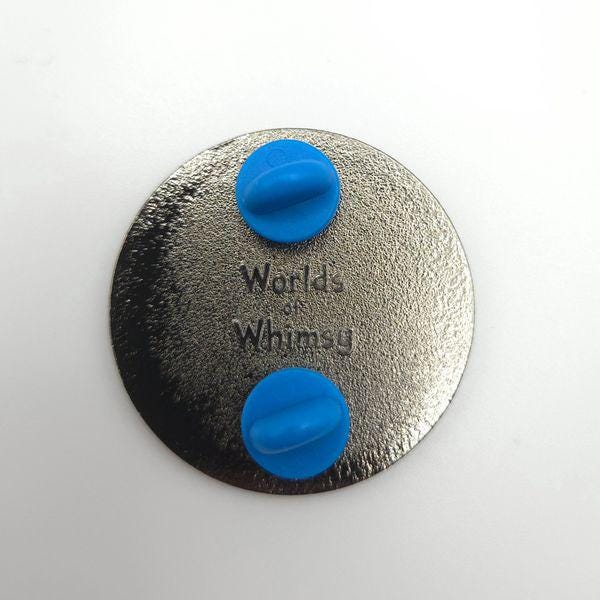 Whimsical Blue Mana Fish Hard Enamel Pin