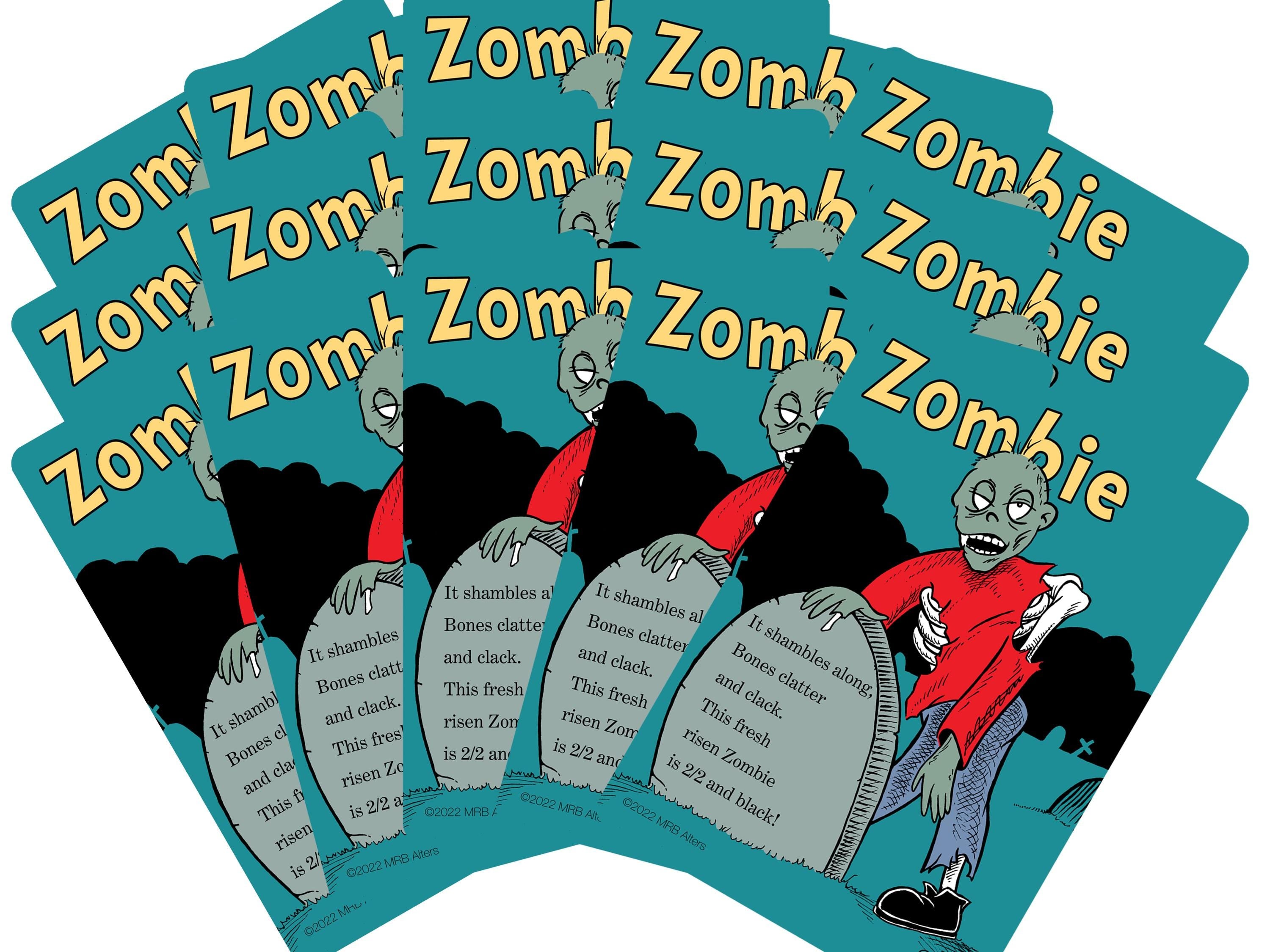 Whimsical Zombie token cards (gravestone)