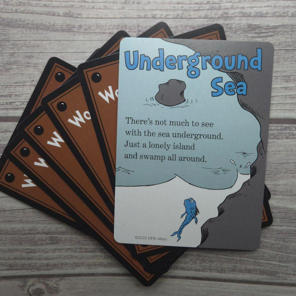 Whimsical Underground Sea playtest card